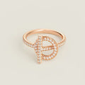 18K Hermes Echappee Diamond Ring