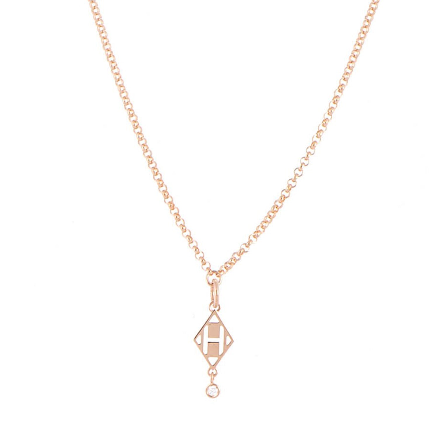 18K Hermes Gambade Pendant Necklace