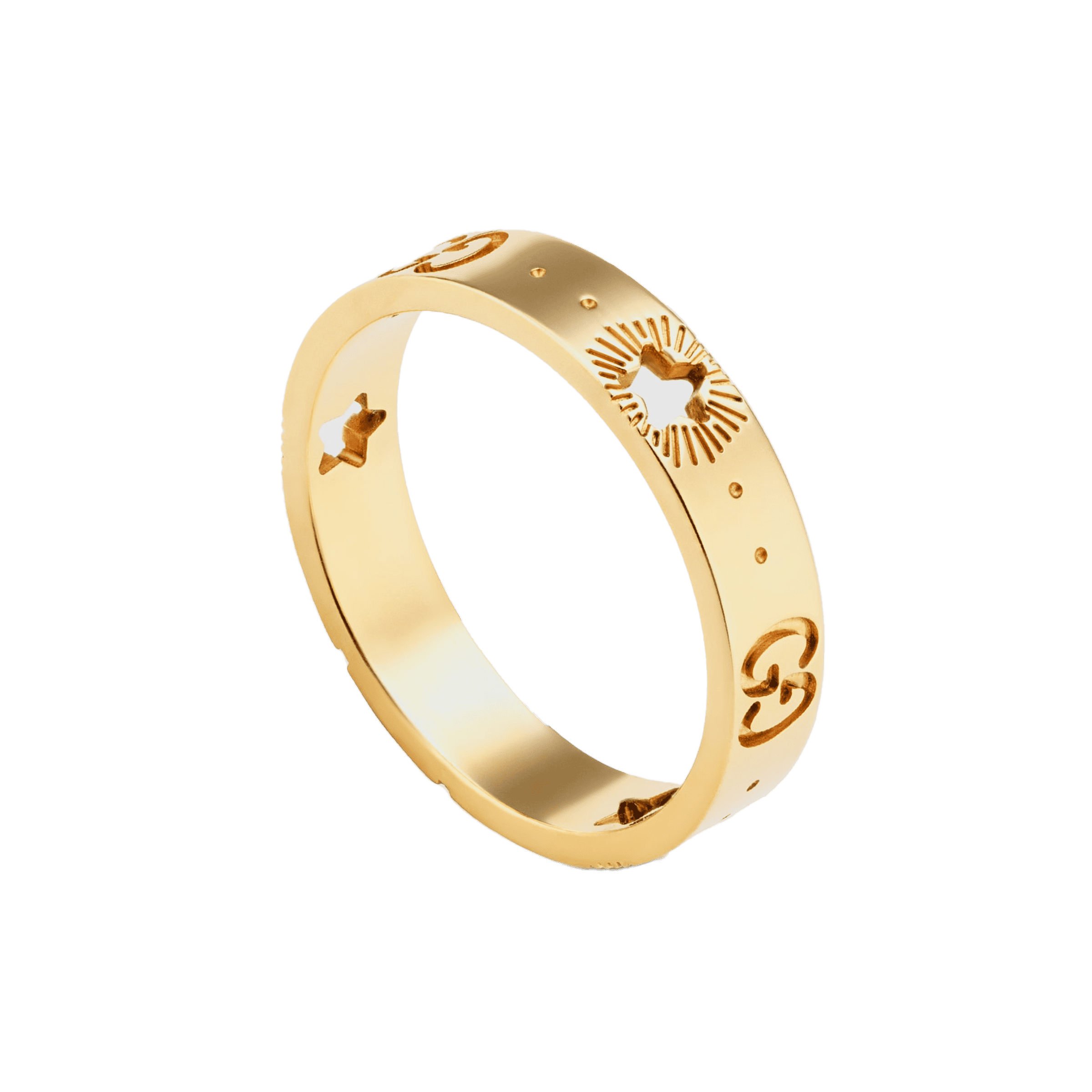 18K Gucci Double Icon Ring