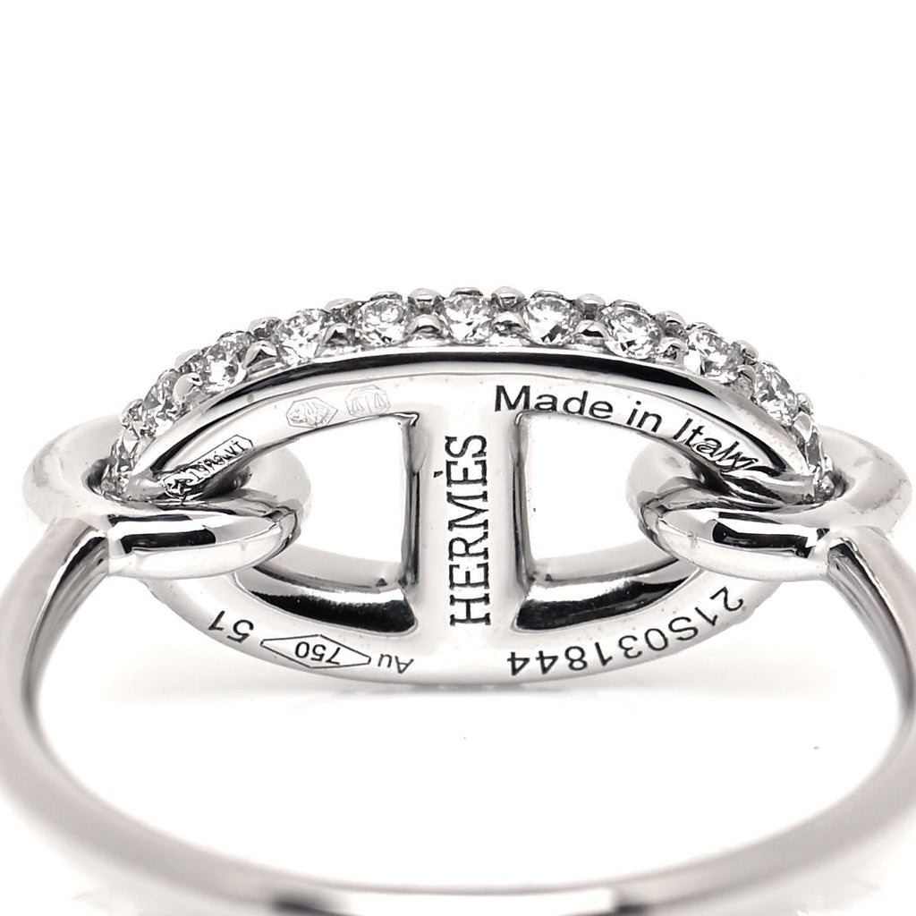 18K Hermes Farandole Diamond Ring