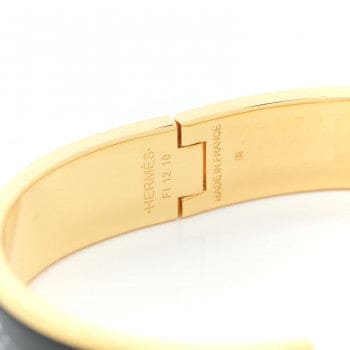 18K Hermes Guepards Clic Clac Bracelet