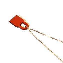 18K Hermes O'Kelly Pendant Necklace