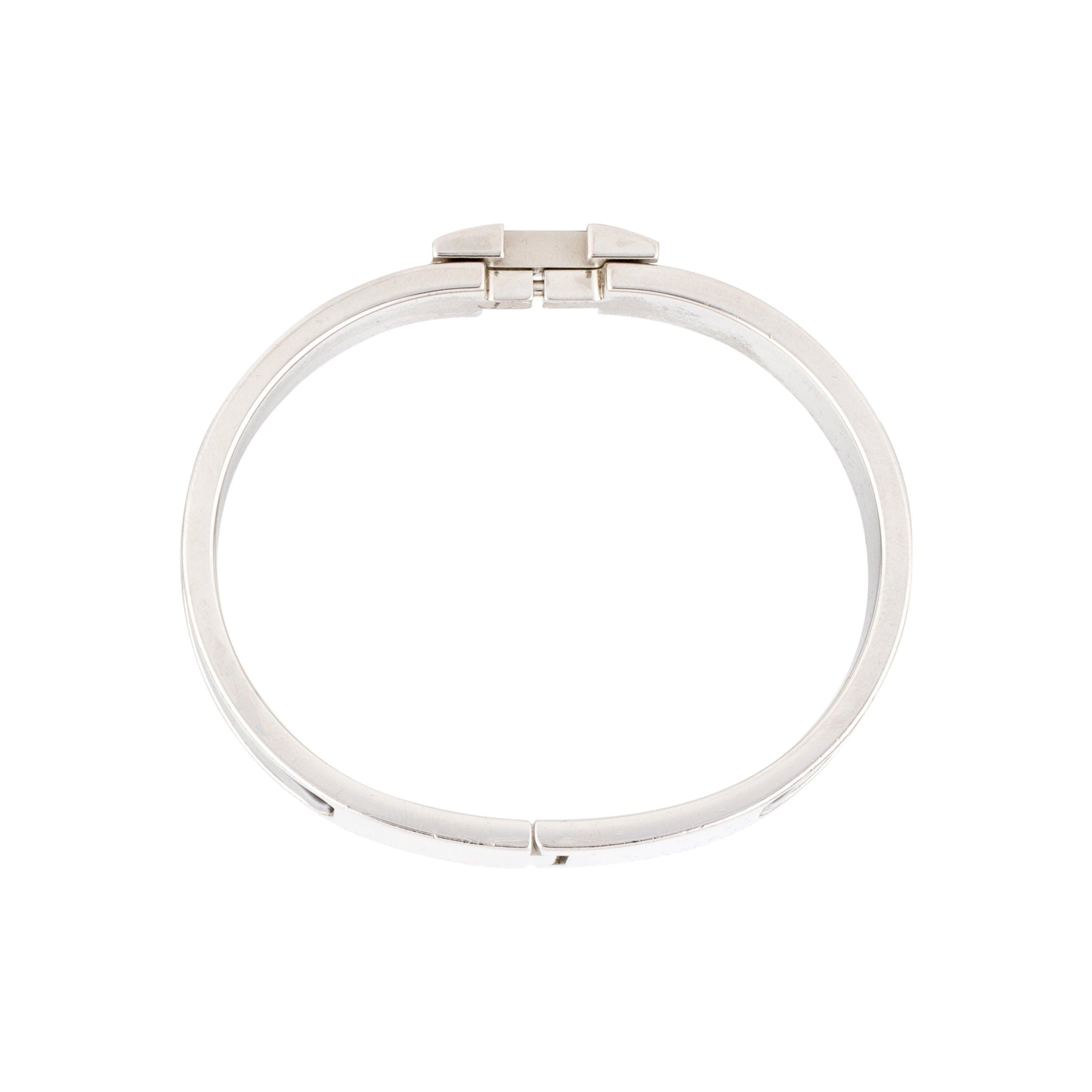 18K Hermes Clic Black Bracelet