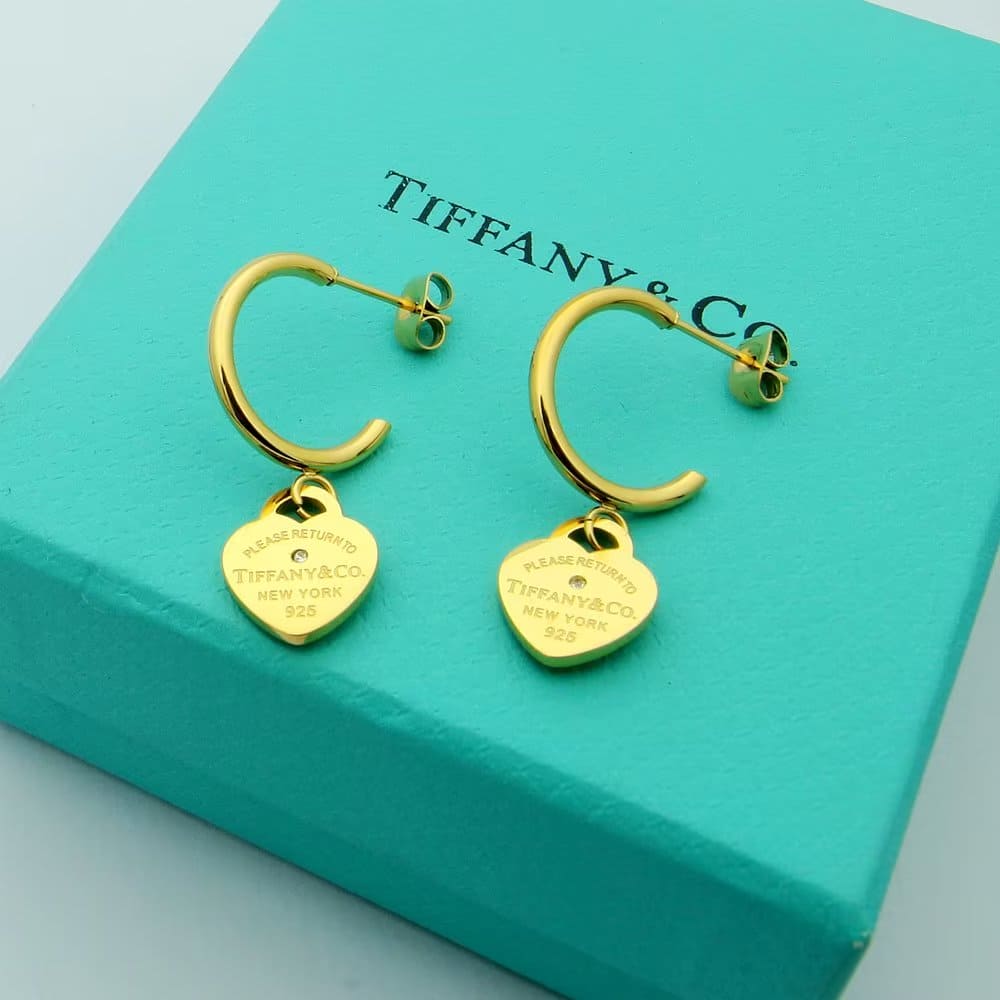 18K Tiffany Return to Hoop Earrings