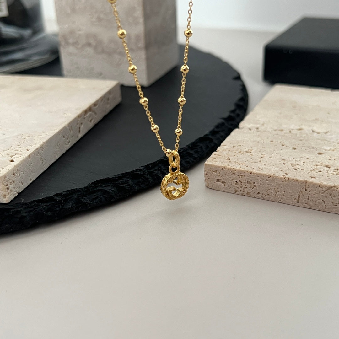 18K Gucci Double Interlocking Gucci Necklace