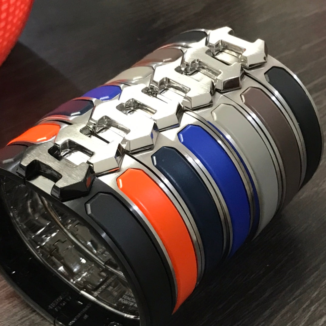 18K Hermes Super Orange Bracelet