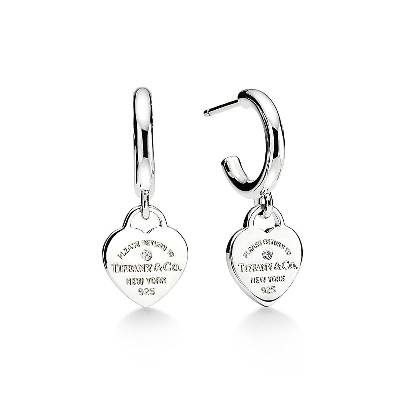 18K Tiffany Return to Hoop Earrings