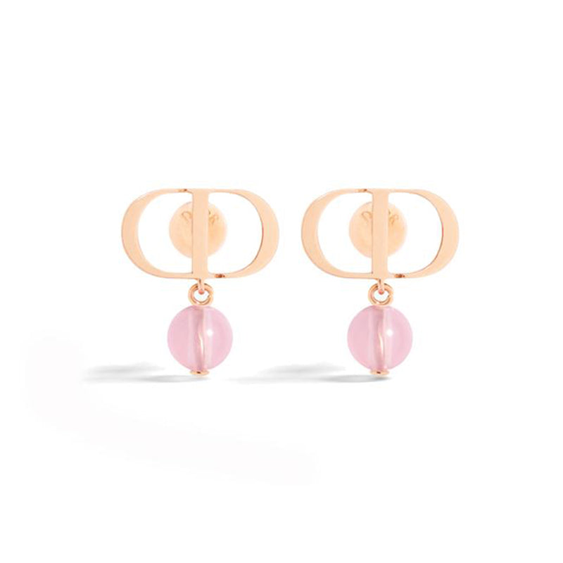 18K Dior Petit Pink Earrings