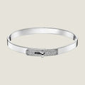 18K Hermes Kelly Small Model Diamond Bracelet