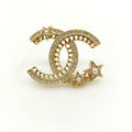 18K Chanel Star Crystal Brooch