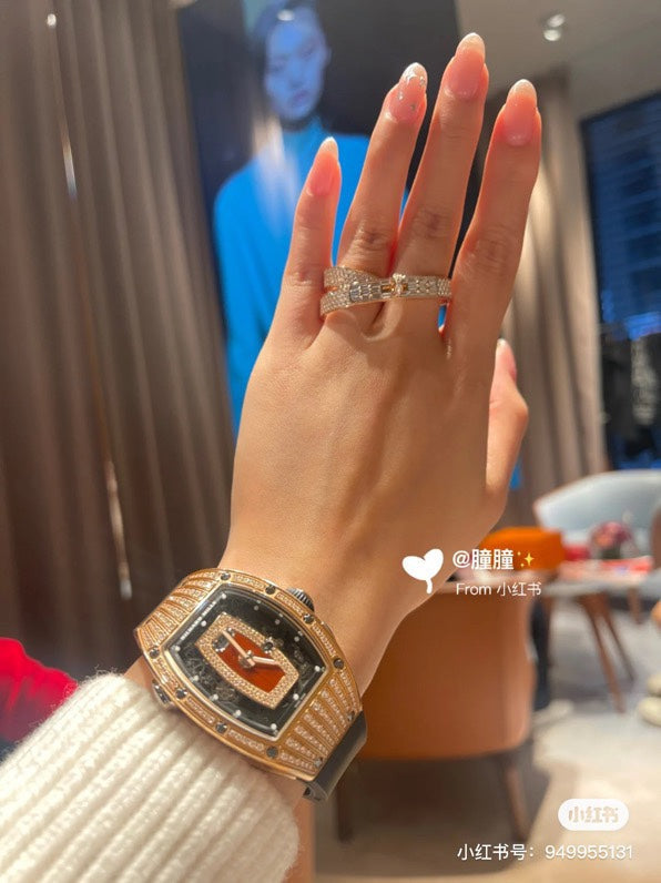 18K Hermes Kelly Gavroche Double Ring