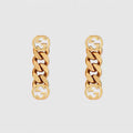 18K Gucci Double Chain Earrings
