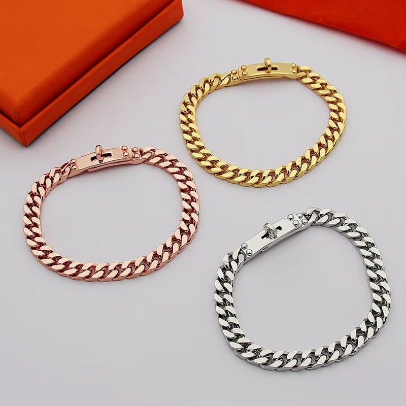 18K Hermes Kelly Chain Bracelet
