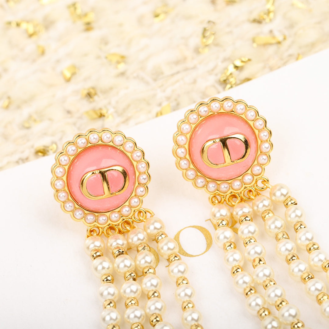 18K Dior Petit Tassel Earrings