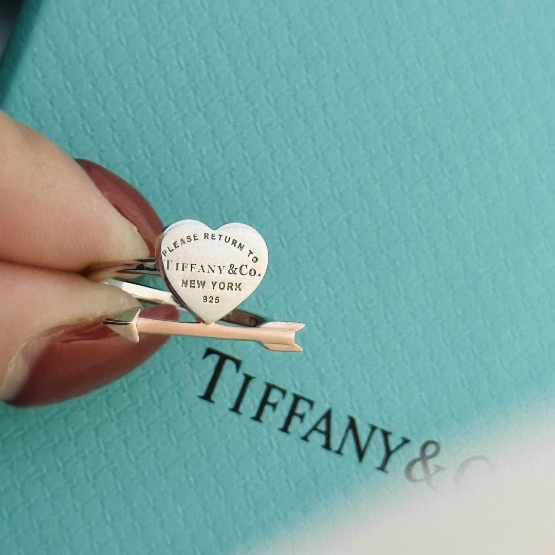 18K Tiffany Return to Lovestruck Heart Tag Ring