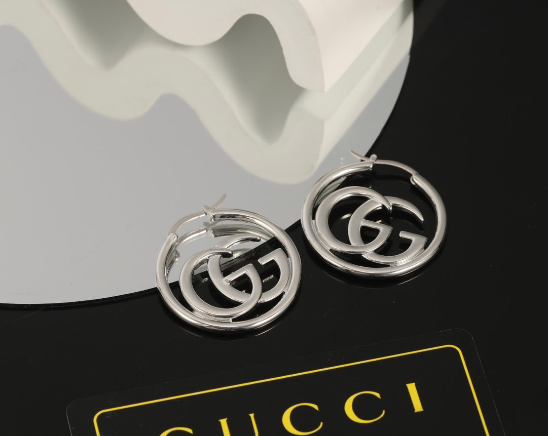 18K Gucci Double Earrings