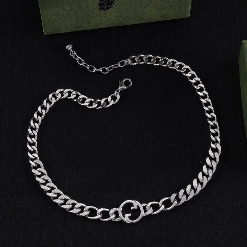 18K Gucci Double Chain Necklace