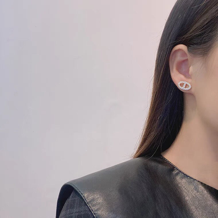 18K Hermes Farandole Diamond Earrings