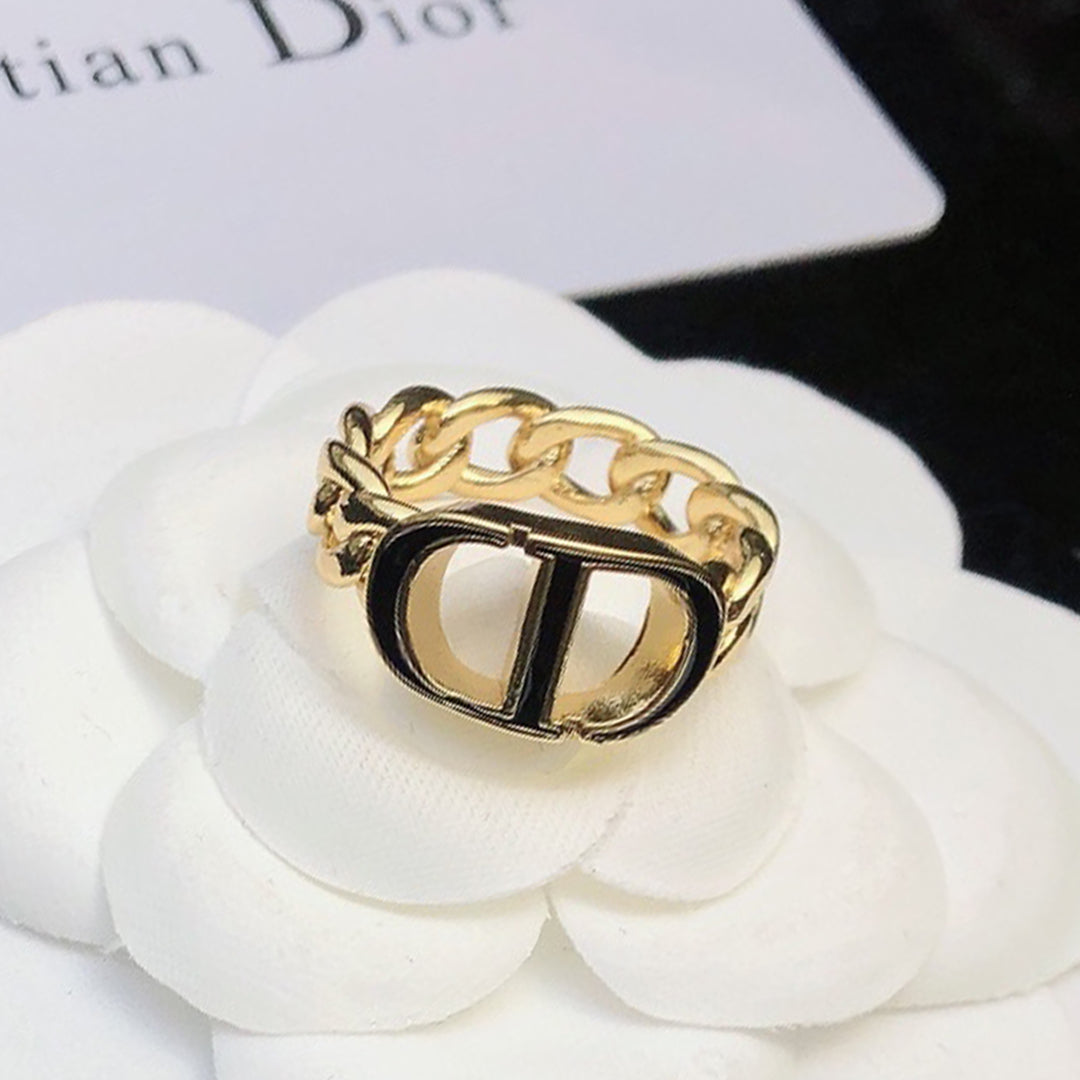 18K Dior Petit Chain Link Ring