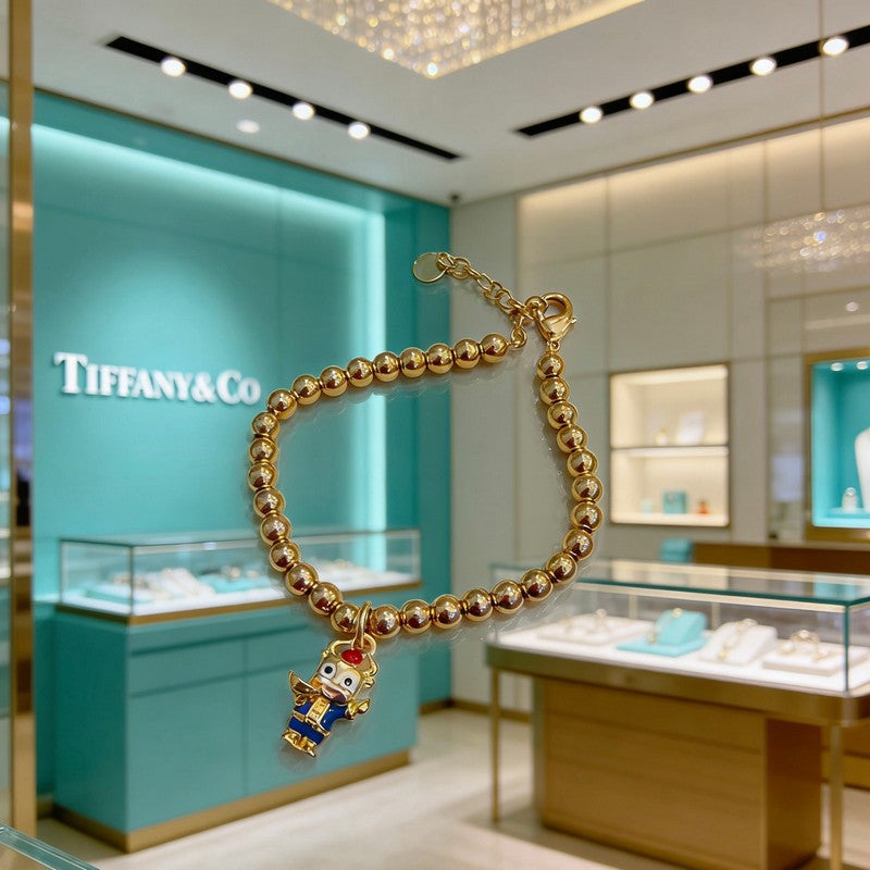 18K Tiffany Return to Tag Bracelet