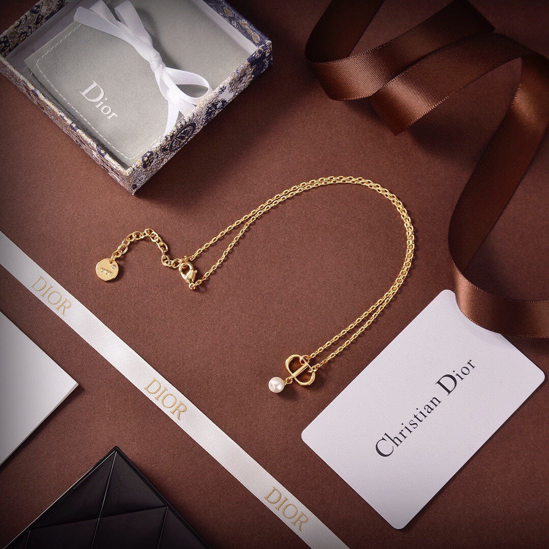18K Dior Petit Pearl Necklace