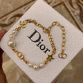 18K Dior Petie Pearls Bracelet