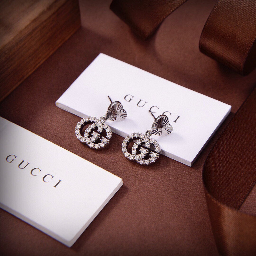 18K Gucci Double Running Earrings