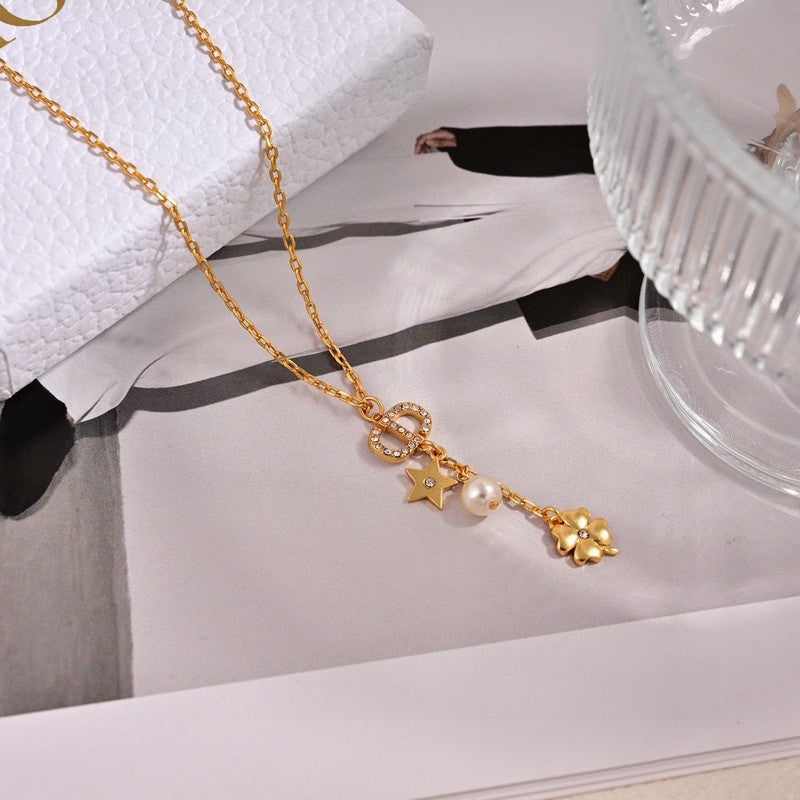 18K Dior Petit Lucky Charms Necklace