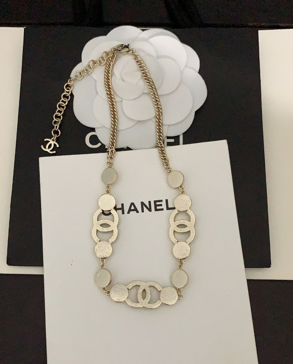 18K Chanel Blue Choker Necklace