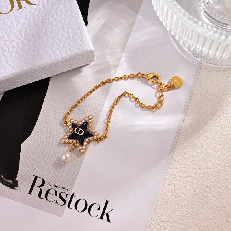 18K Dior Petit Lucky Baroque Bracelet