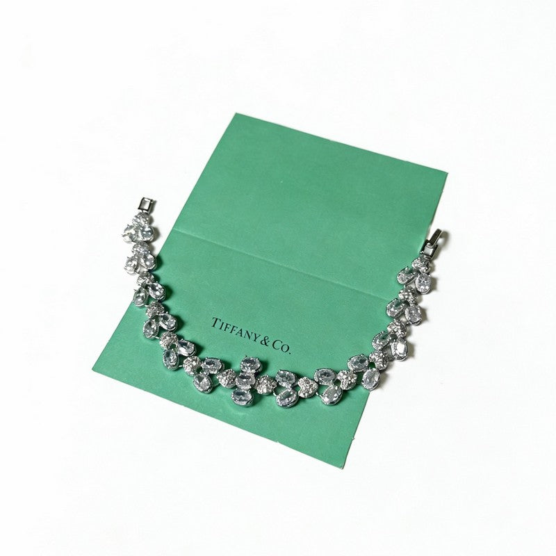 18K Tiffany Return to Crystal Bracelet