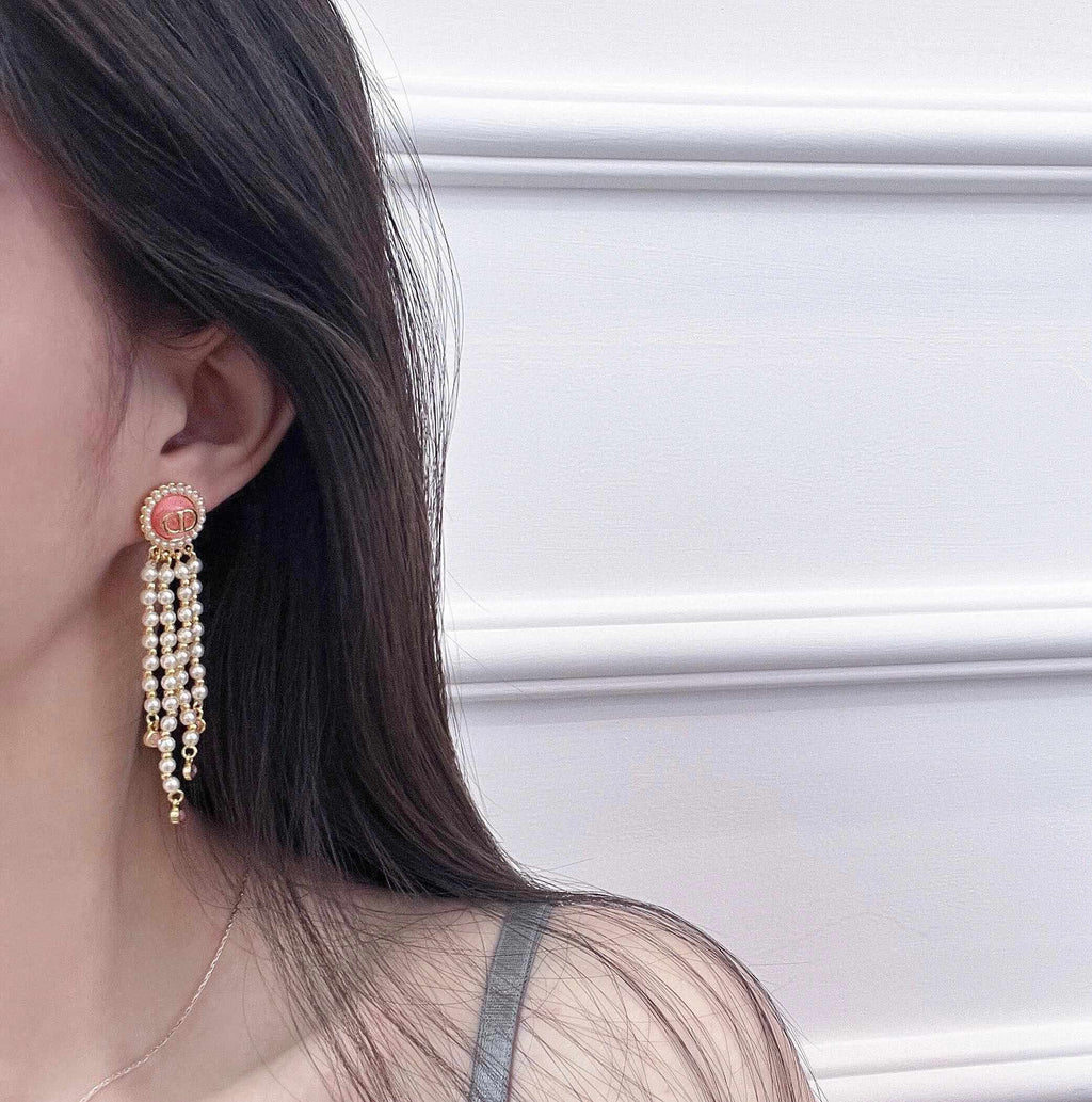 18K Dior Petit Tassel Earrings