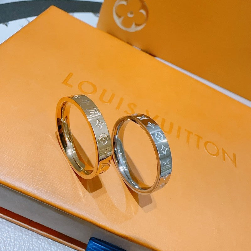 18K Louis Vuitton Instinct Set of Two Gold Ring