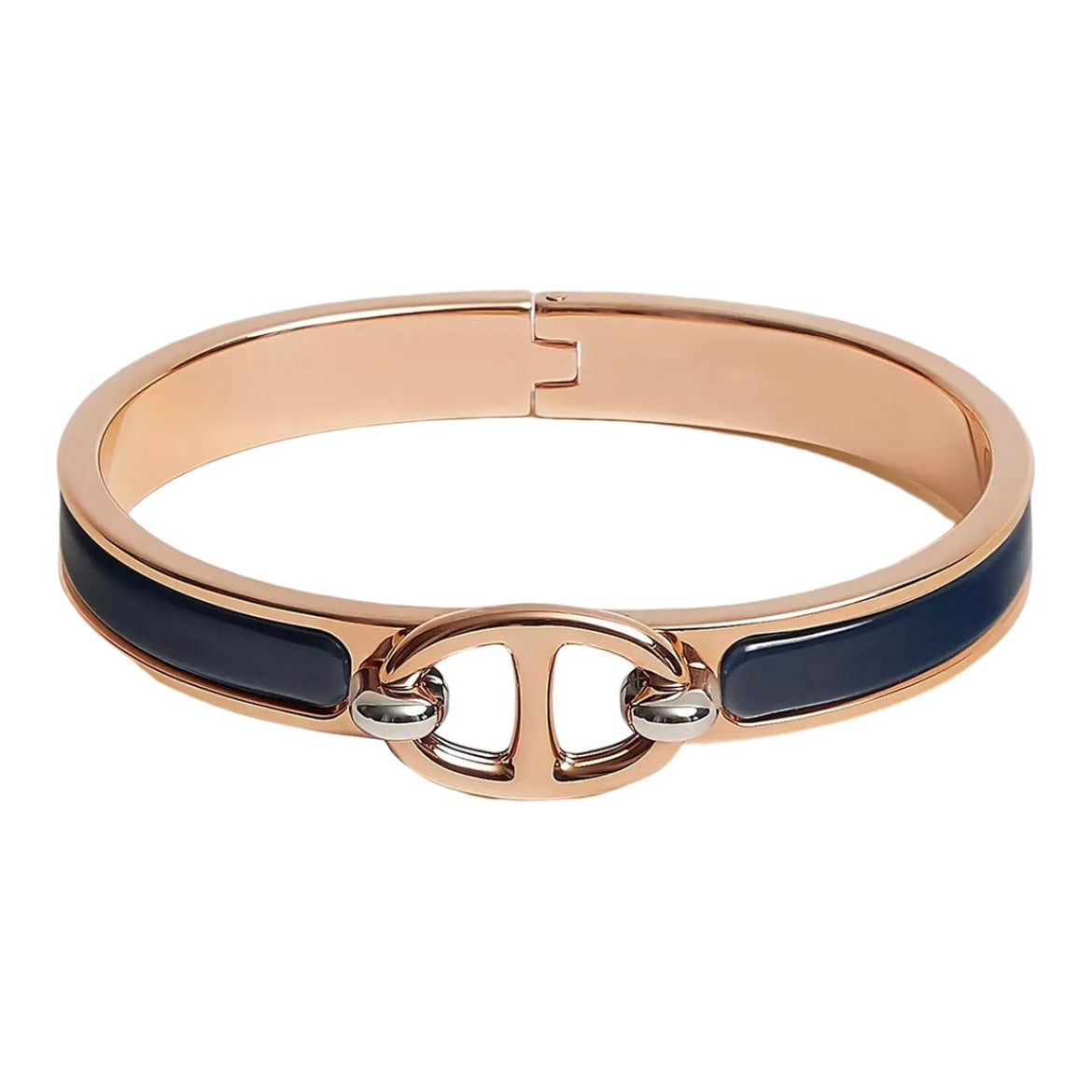 18K Hermes Mini Clic Chaine D'ancre Bracelet