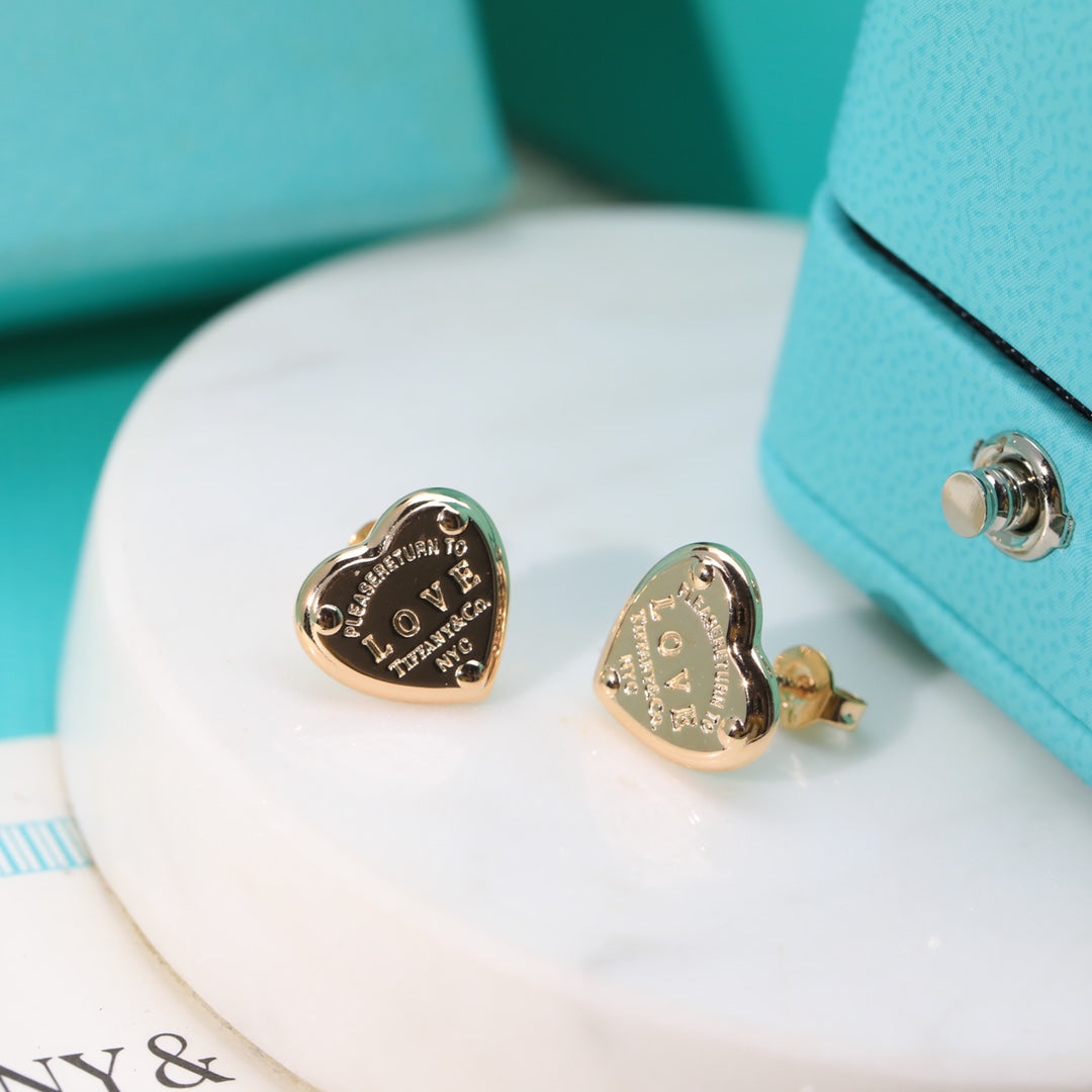 18K Tiffany Return to Love Earrings