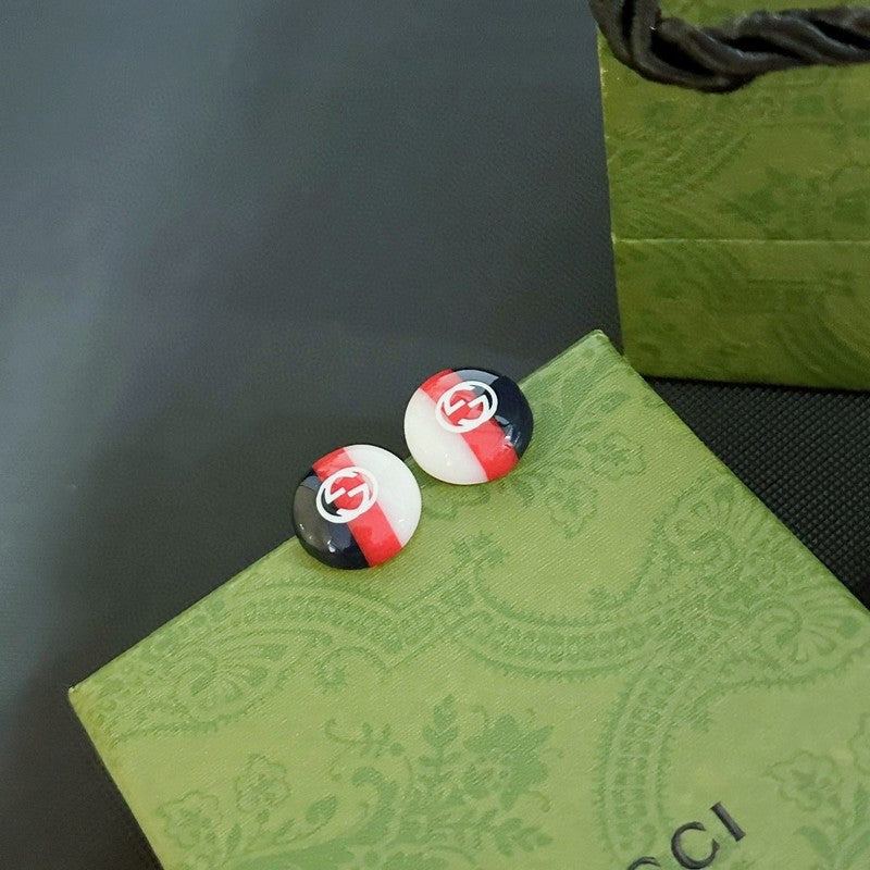18K Gucci Double Color Earrings