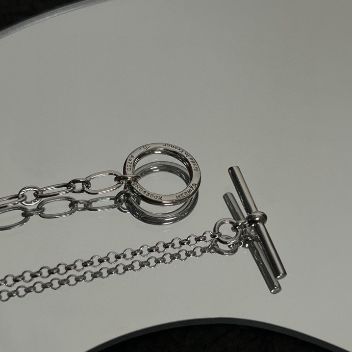 18K Hermes Chaine D'ancre Chain Necklace
